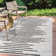Exmore Berber Stripe Geometric Ivory/Black Indoor/Outdoor Rug