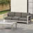 3 Seater Sofa With Metal Tray-1706397268