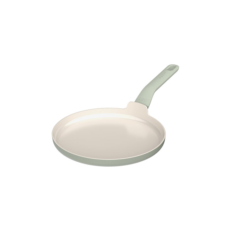 BergHOFF Balance Non-stick Ceramic Omelette pan 10", Recycled Aluminum, Moonmist, Green
