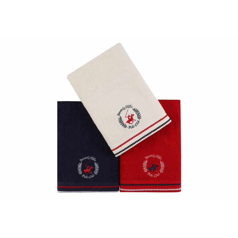 Ensemble de 3 serviettes de bain 100% coton