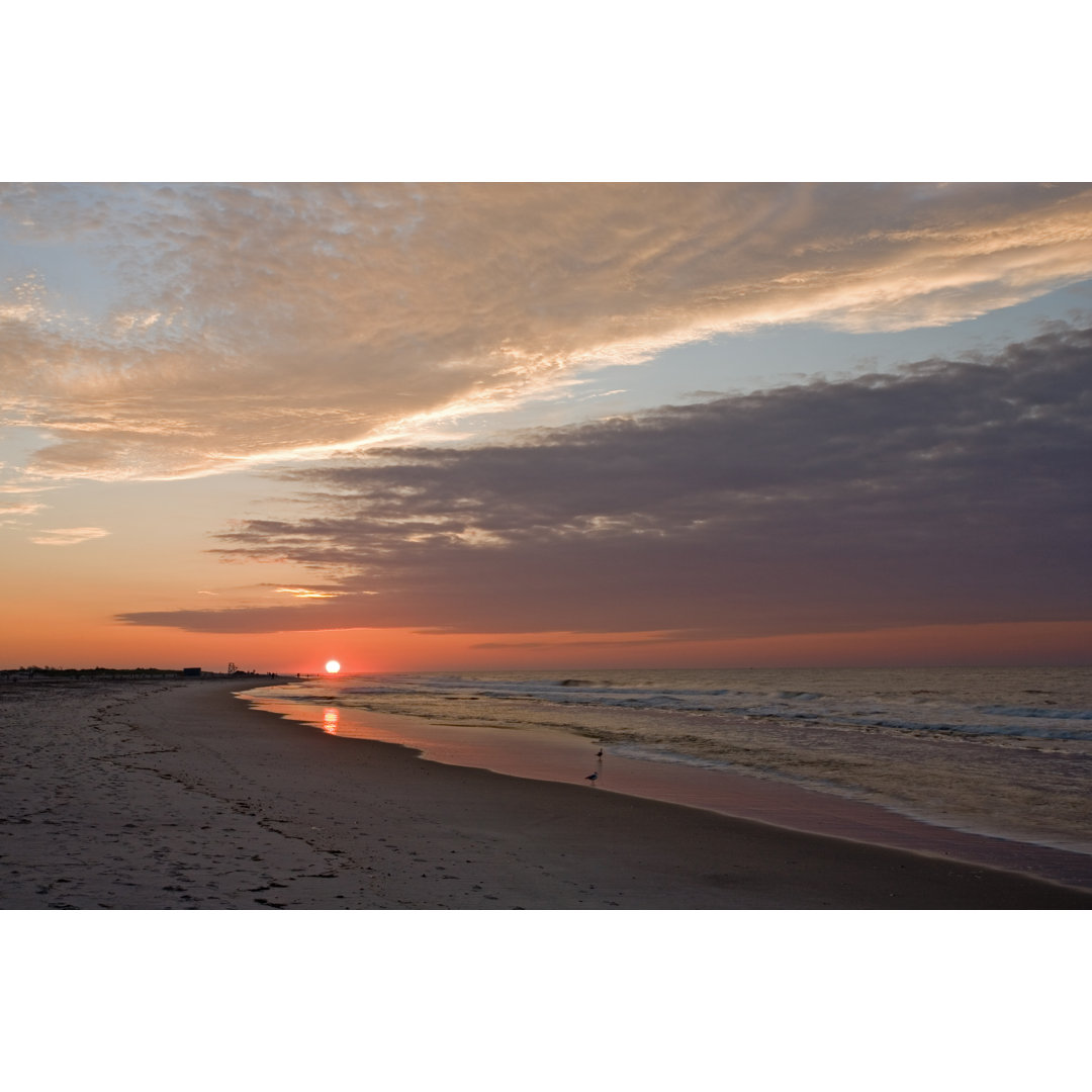 Sonnenaufgang am Strand von Jones - Leinwandbild