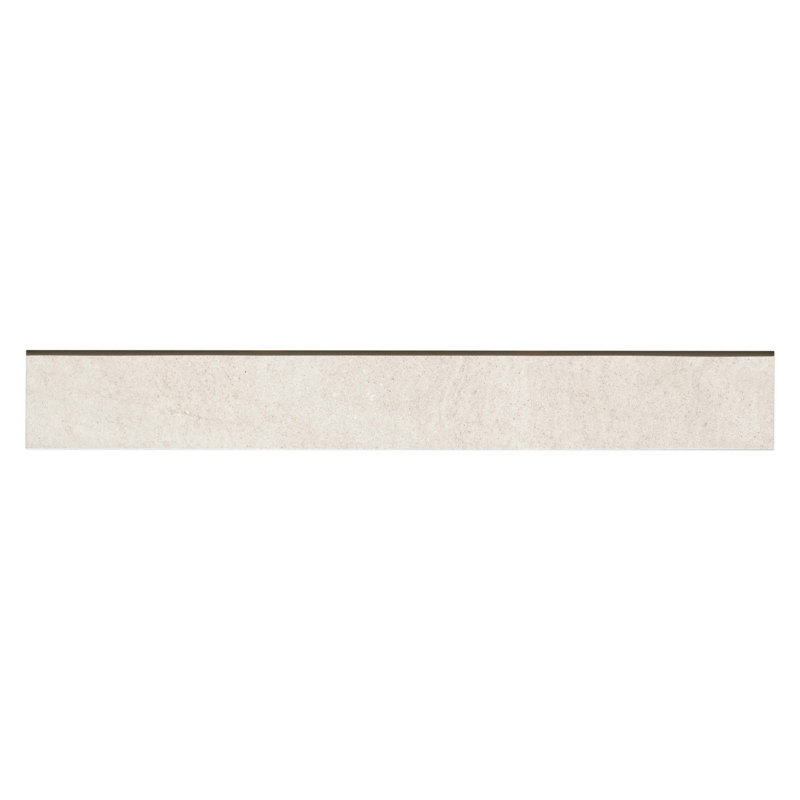 Purestone 3" x 24" Porcelain Glazed Bullnose Border Tile, Beige