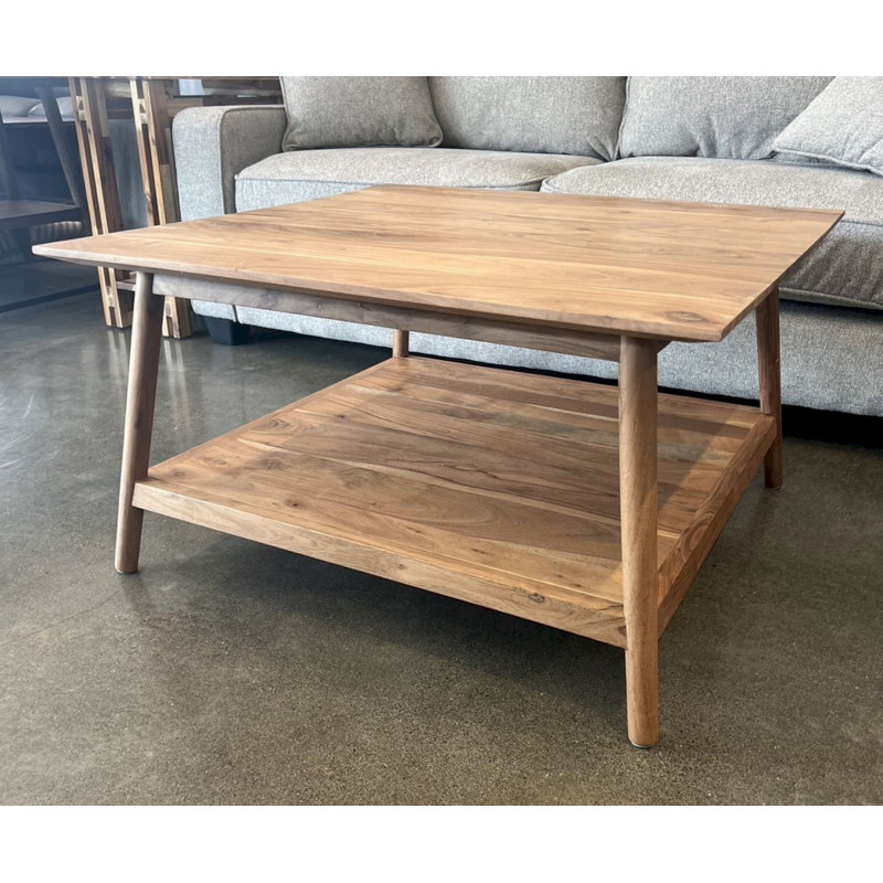 Offerman Solid Acacia Squre Coffee Table