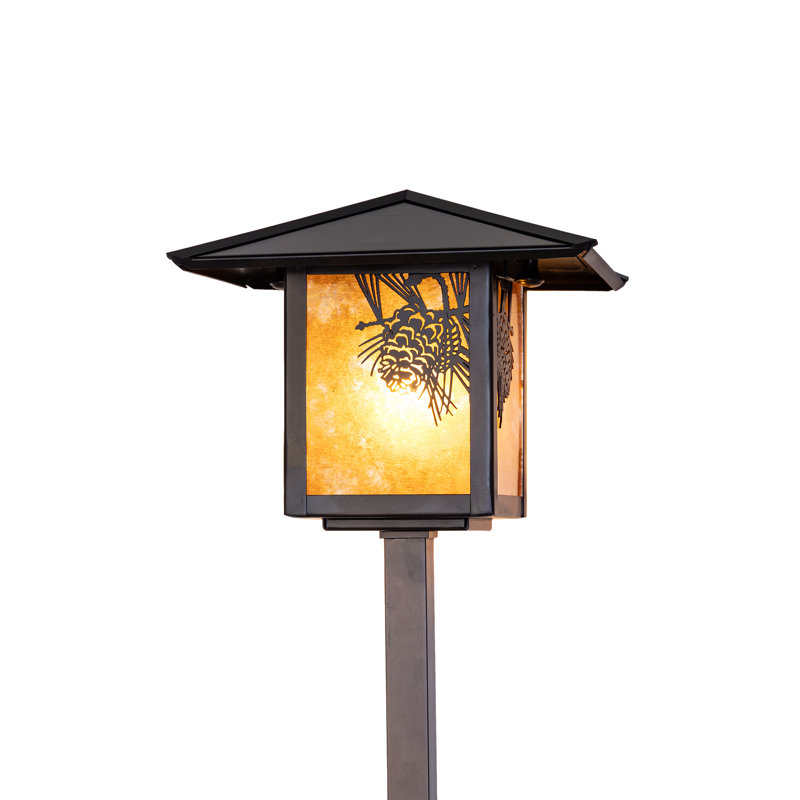 22" High Seneca Winter Pine Landscape Fixture