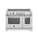 Master Series Induction Range 48" - 6 Heating Zones + Cast-Iron Griddle - Self-Clean Oven