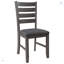 Ensemble de salle à manger 6 pièces avec 4 sièges - chaises rembourrées et banc-2088848315-2088848316-2088848317