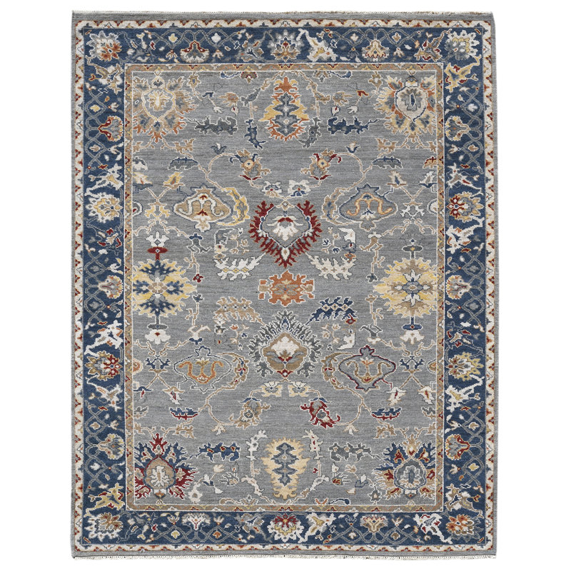 Bristol Wool Geometric Area Rug, Rectangle 8' x 10'