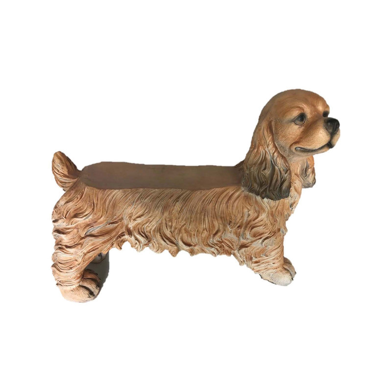 Banc de jardin en plastique Nevyana Cocker Spaniel