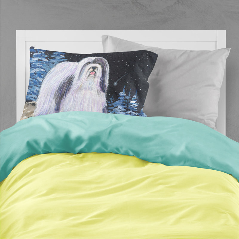 Taie d’oreiller à mèches d’humidité havanese starry night