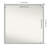 Hera Chrome Bathroom Vanity Non-Beveled Wall Mirror-430057284