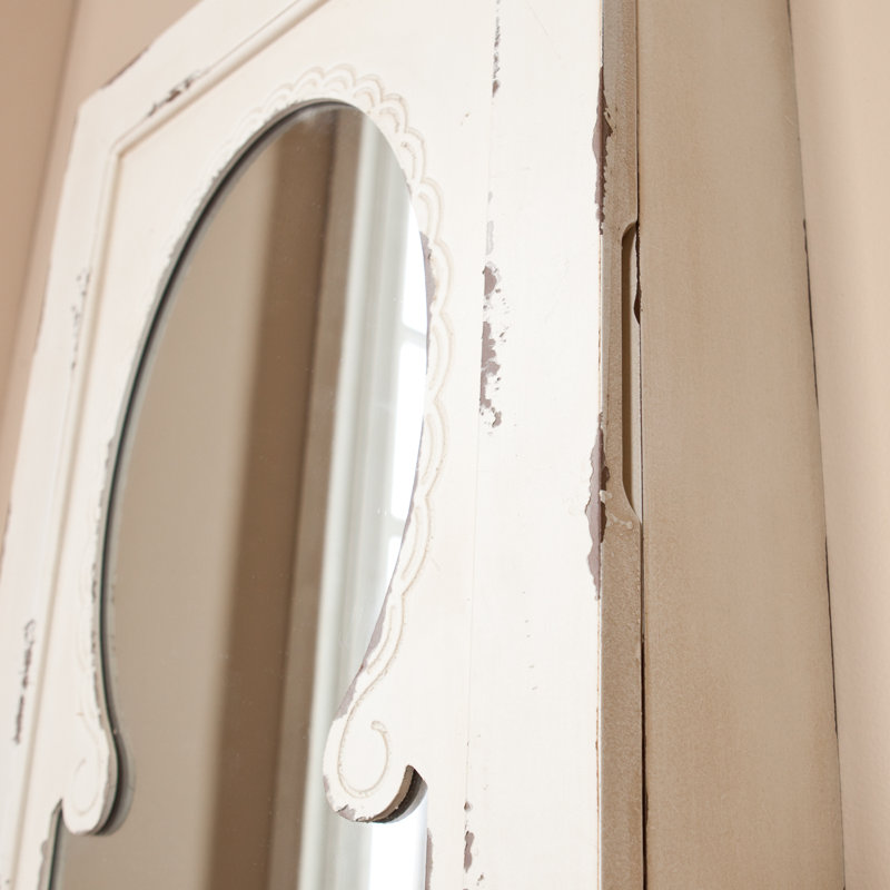 Armoire à bijoux murale avec miroir Ellett