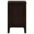 Garrett Cappuccino 2-Drawer Rectangular Nightstand-1789451355