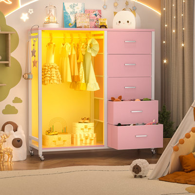 Commode 5 tiroirs avec lumières DEL
