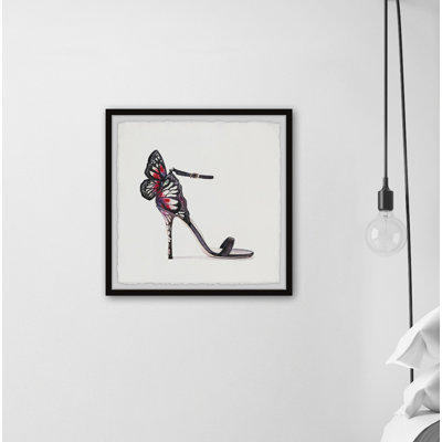 Butterfly Heel by Marmont Hill - Single Picture Frame Painting