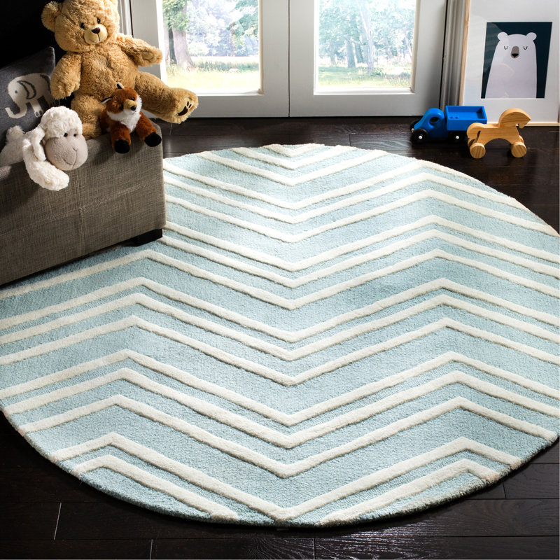Krystyna Hand Tufted Wool Rug, Round 5'