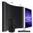 InstaHibit 10x8 Ft Pop Up Backdrop Booth Stand w/ 40"x79" Roll Up Banner Stand