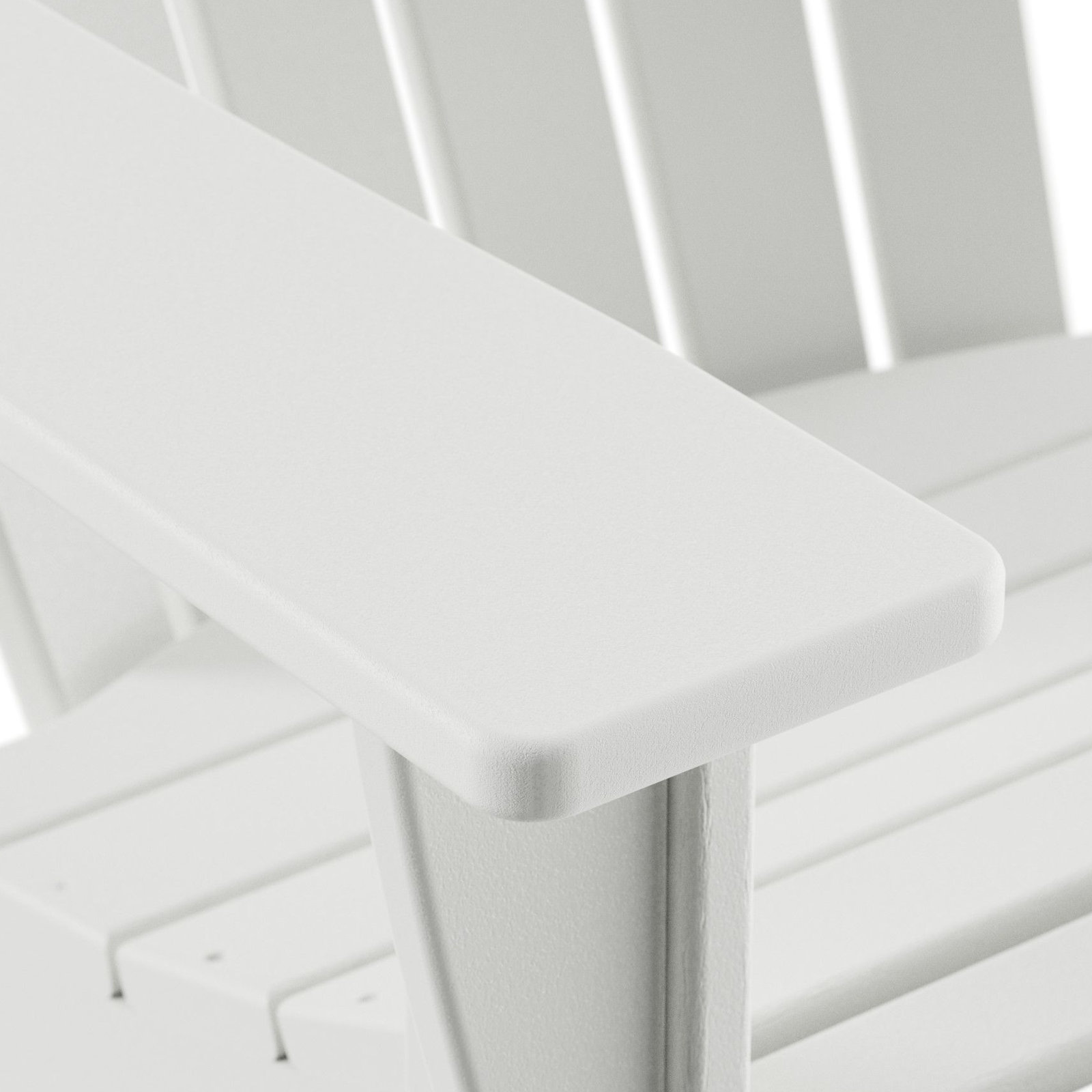 POLYWOOD® Nautical Adirondack Chair, White