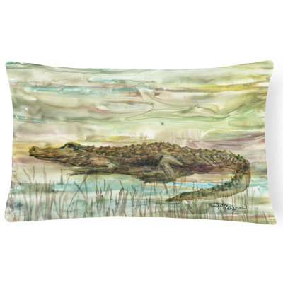  Coussin lombaire intérieur / extérieur Alligator Sunset