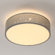 Jalpa 14.96'' Fabric LED Flush Mount Ceiling Light