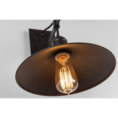 Troy Lighting B5421-VBZ Mccoy Wall Sconce, 1-Light 60 Watts, Vintage Bronze
