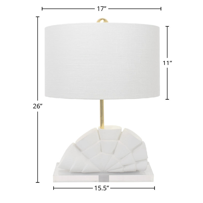 Lampe de table en résine Rialto