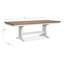 Table de salle à manger à tréteaux avec 2 chaises d'appoint et crédence Gelinas-124446057