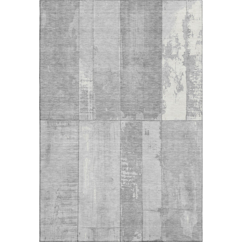 Premium Machine Washable Medena AMF1877 Geometric Rug, Rectangle 9' x 12'