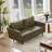 Bobur Faux Leather Living Room Loveseat Sofa-87210654