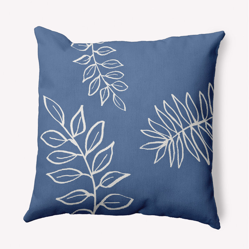 Housse et insert de coussin en polyester Breeland, Bleu cadet, 26 po x 26 po, Polyester/ Bourre en polyester