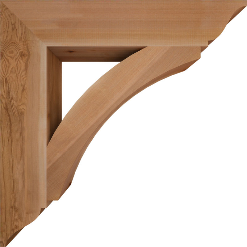 Support traditionnel Thorton, Cèdre rouge, H 32 po x l 5,5 po x P 32 po