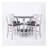 5-pcs Counter Height Dining Set-2035709273