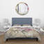 Iris Bouquet Floral Design - Ensemble de housse de couette traditionnel - Microfibre de polyester-138870457