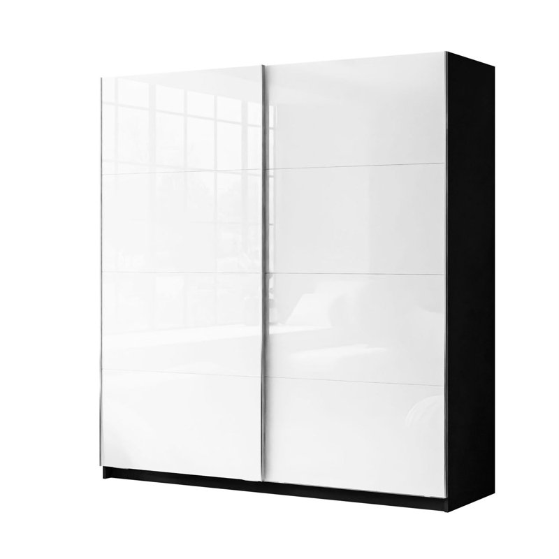 Laleh 2 Door Sliding Wardrobe, 215cm H x 194cm W x 62cm D