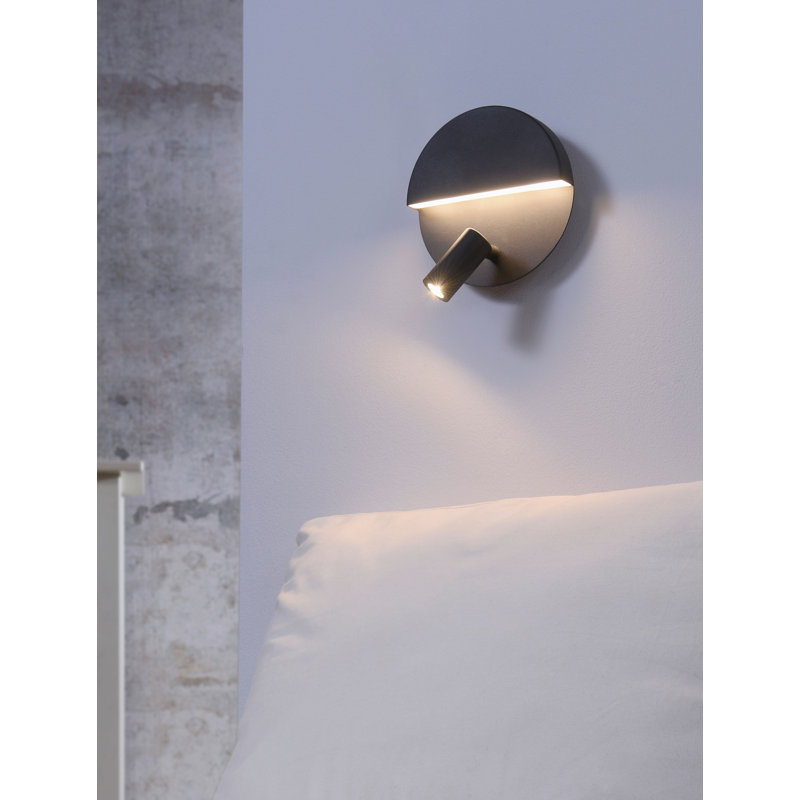 Plafonnier encastré 2 lumières DEL Faribault, Noir