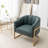 Romy 30" W Tufted Upholstered Barrel Chair-1426743333