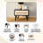 Keven 21.69'' W Unfinished Nightstand-2135821680