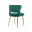 Fauteuil à oreilles en velours khanya-449638259