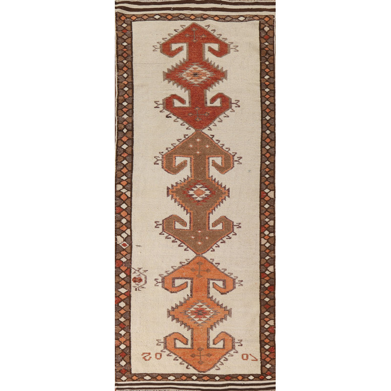 Tapis de couloir oriental Anatolian Natural Dye 4 x 12