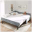 Lit de jour incurvé à dossier arrondi avec dossier arrondi, lit de jour en chenille à garniture cloutée rétro avec couchette coulissante et port USB-129744225-129744227