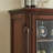 Maroon Solid Wood+Glass Display Cases