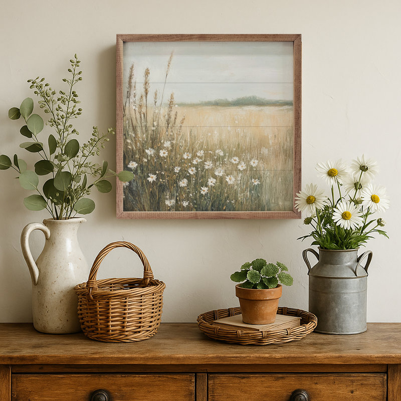 Daisy Dream par Petals Prints Design, H 24 po x l 24 po