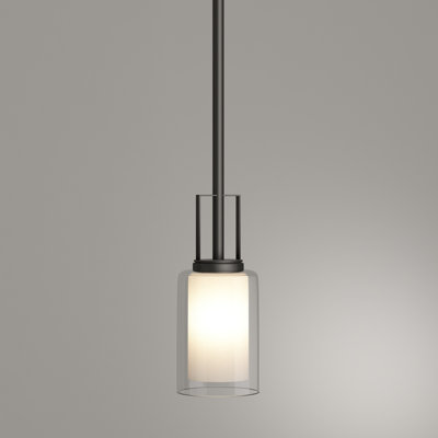 Luminaire suspendu cylindrique à 1 lumière Jaylisse
