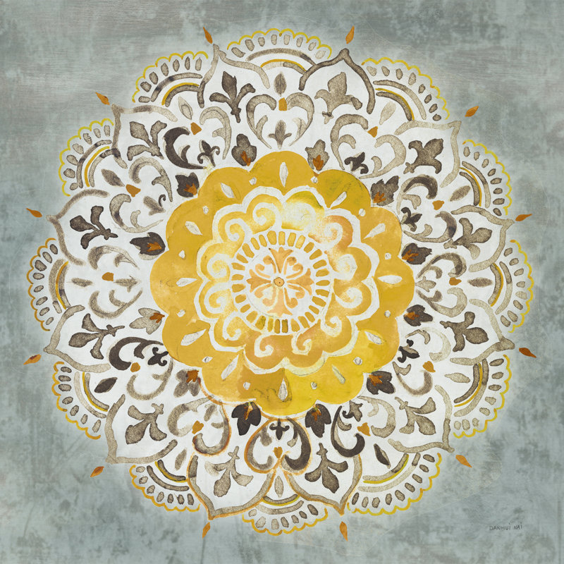 Mandala Delight IV by Danhui Nai - Wrapped Canvas Painting, 51cm H x 51cm W