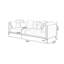 Causeuse-coussin standard en cuir véritable beige-2013915928