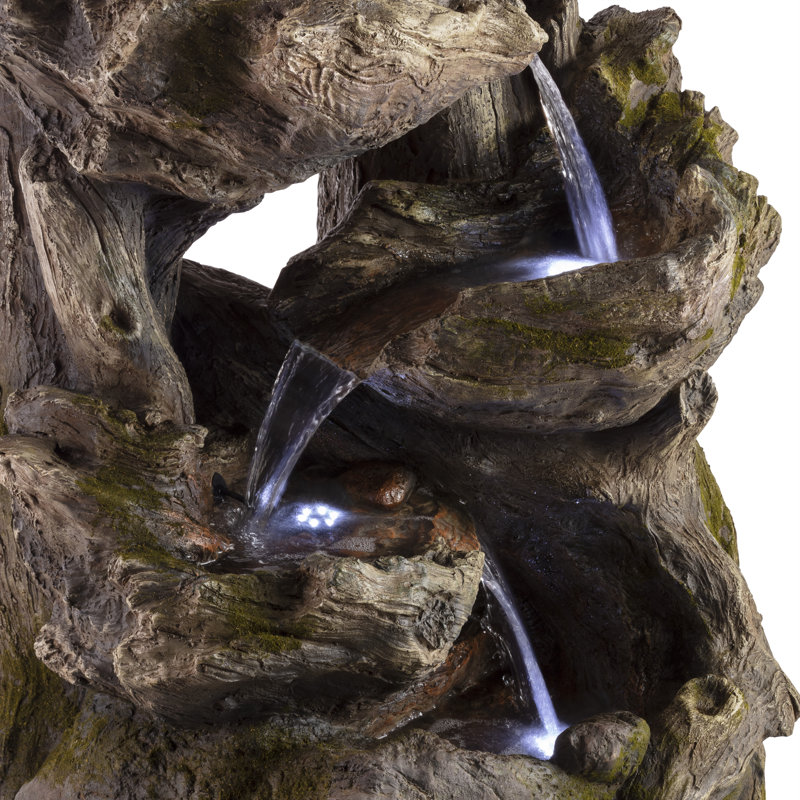 Jaason Fountain with Light, 39" H x 21" W x 18" D