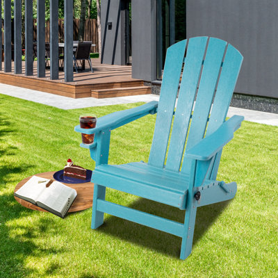  Chaise de patio pliante Adirondack