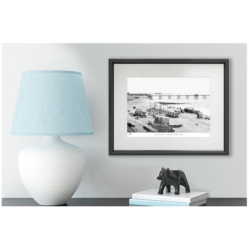 Blackpool, North Shore 1890 - Single Picture Frame Print, 28cm H x 36cm W x 2.3cm D