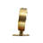 QHE186GLH Desk & Table Clock, Golden-60121050
