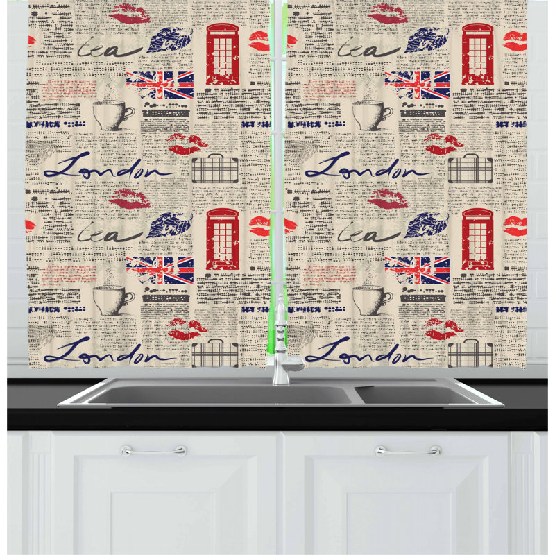 Pointed Kitchen Curtain