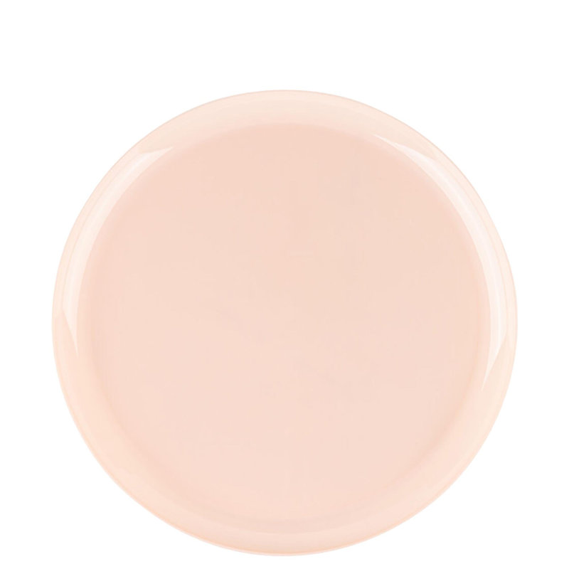 Assiettes en plastique rondes jetables EcoQuality Edge Collection 240 invités, L 8,6 po, Rose